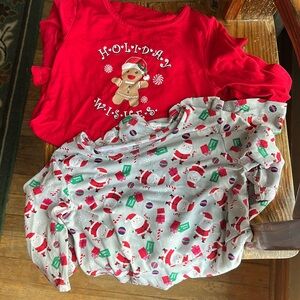 Set of Stretchy Christmas Dresses Size 6-6X